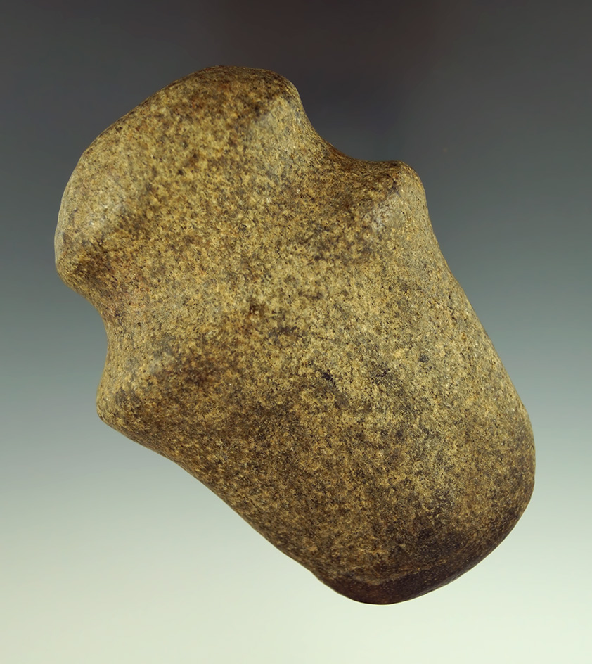 Nice! 4" long trophy style Axe with unique flutes on Blade found in Ohio. Excellent condition.