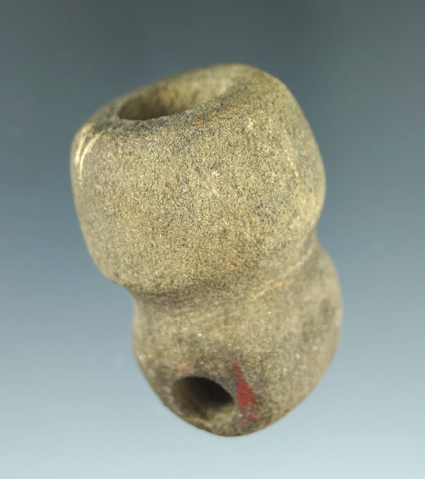 1 9/16" Sandstone Pipe in very good condition found in southern Ohio.