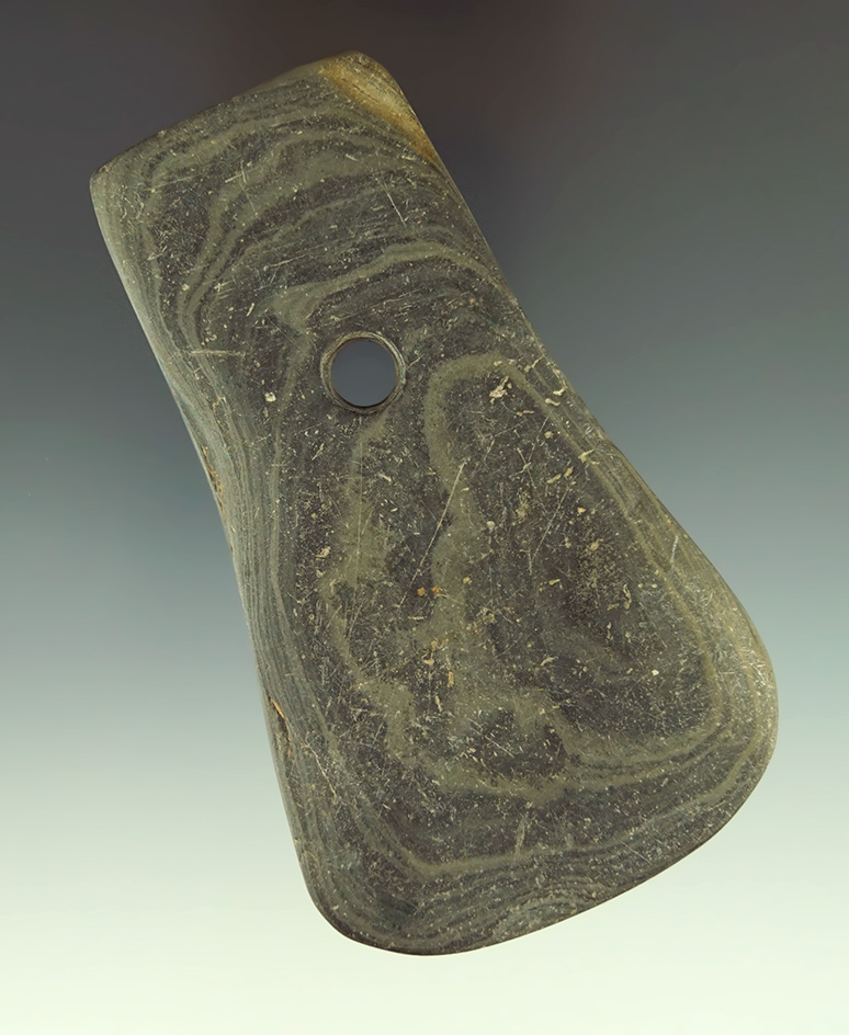 4 1/4" Shield Pendant found in Miami Co.,  Ohio.