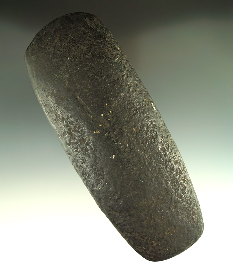Pictured! 6 1/2" Hardstone Celt found in Cuyahoga Co.,  Ohio. Ex. Ray Collins collection.