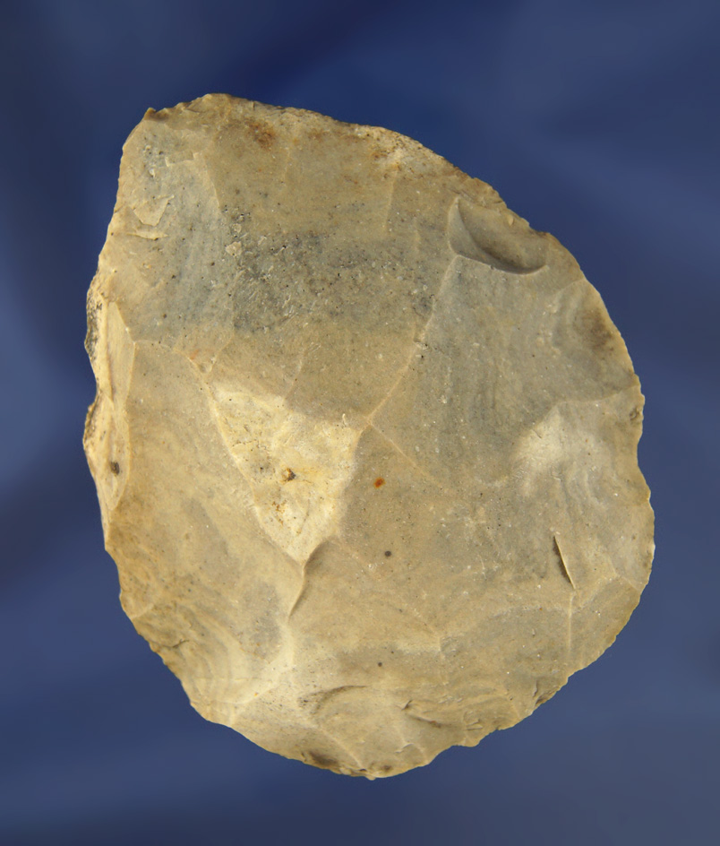 3 3/4" Hornstone Cache Blade found at the Crib Mound, Spencer Co., Indiana.