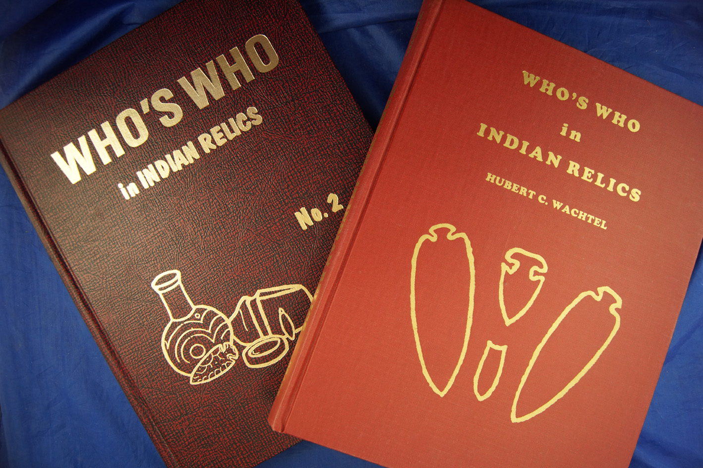 Hardbound book: "Who's Who #1"- Drake reprint, and #2- 1974 second printing.