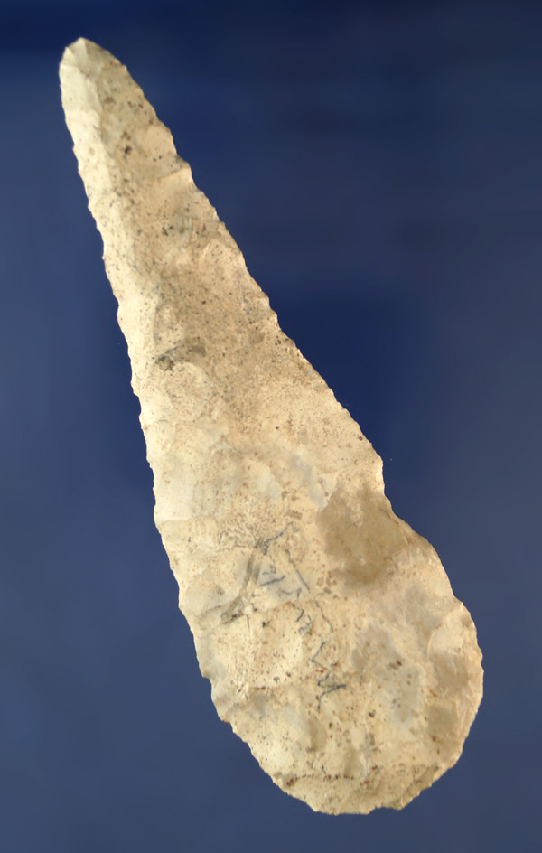 5 1/16" Cobbs Knife found in Greenup Co., Kentucky with nice mineral deposits on surface.