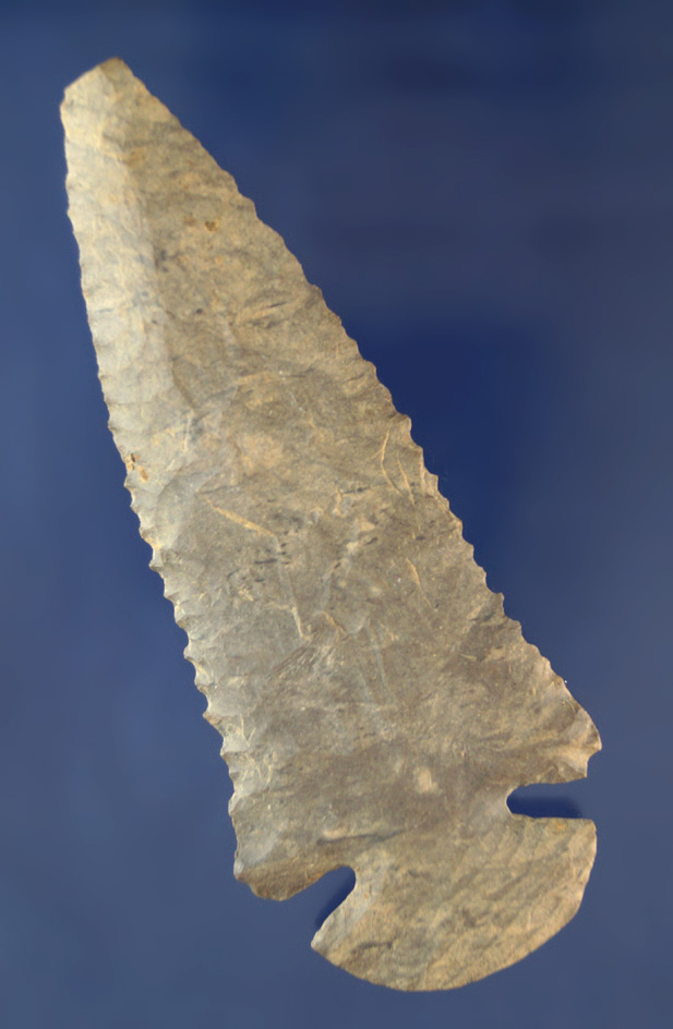 4 1/8" Dover Flint Dovetail found in Trigg Co., Kentucky.