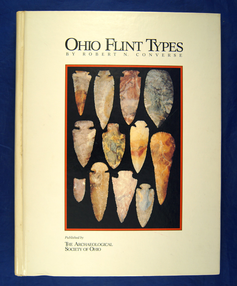 Hardbound book: "Ohio Flint Types" by Converse.