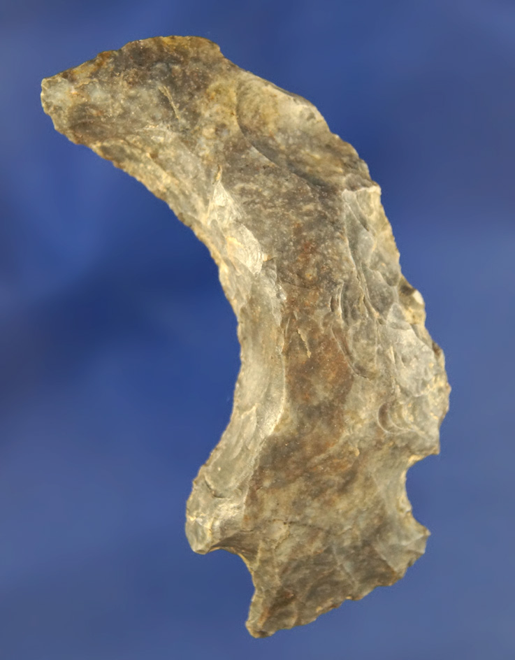 Classic style 2 7/8" Hafted Shaft Scraper that is large and nice found in Lodi, Medina Co.,, Ohio.