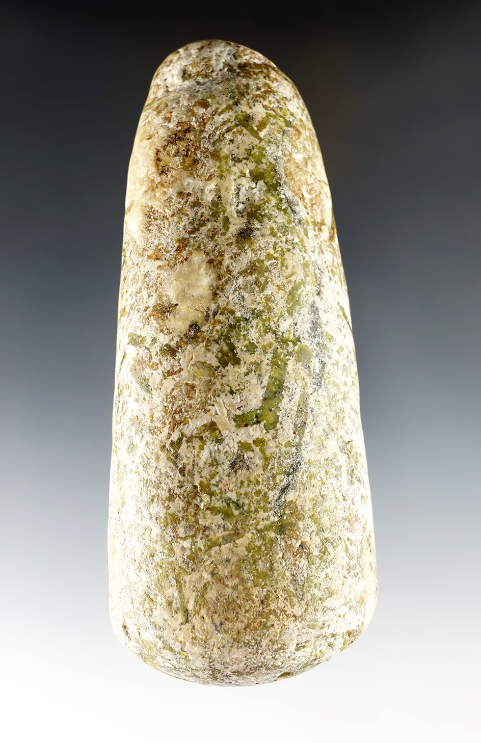 Beautifully polished 5 1/8" long Pre-Columbian hardstone pestle recovered in Costa Rica.
