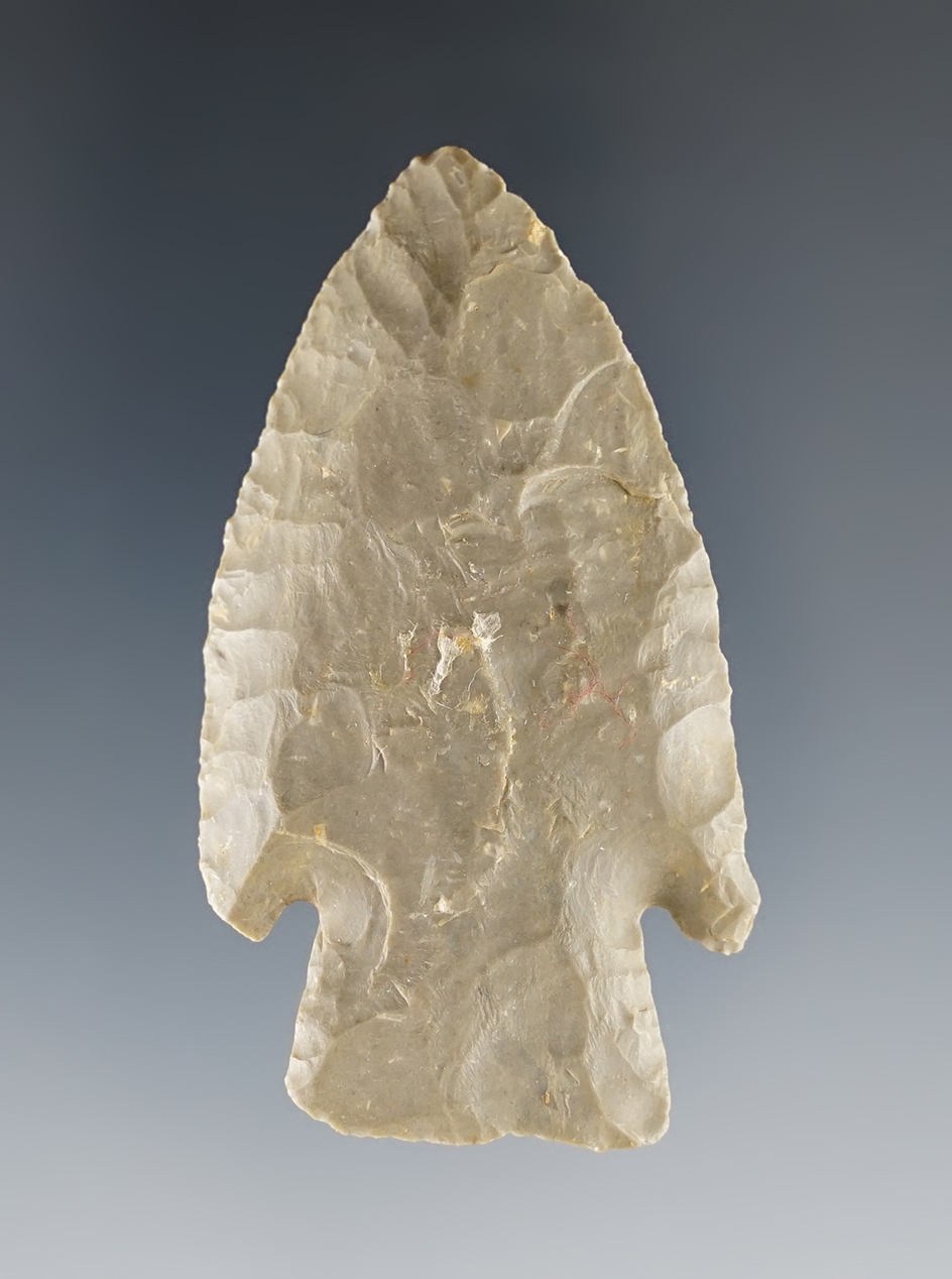 2 1/8" Beveled Kentucky point that is well patinated.