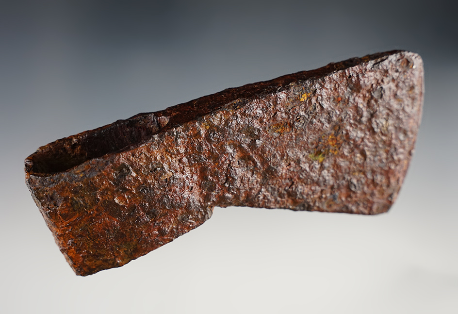 5 5/8" iron trade axe recovered at the Burrell Creek site in New York.