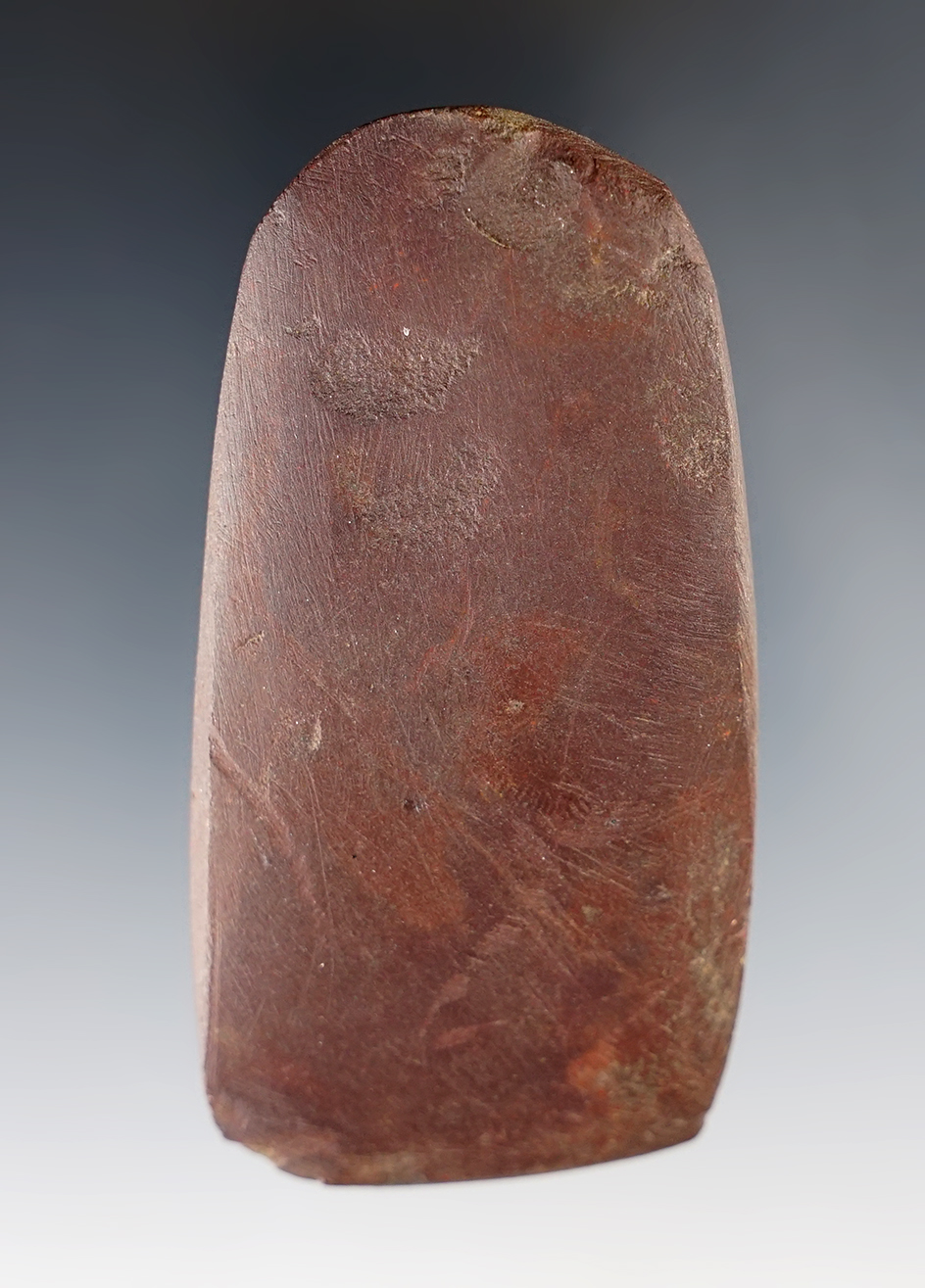 3" hematite Celt in nice condition found in Ohio.