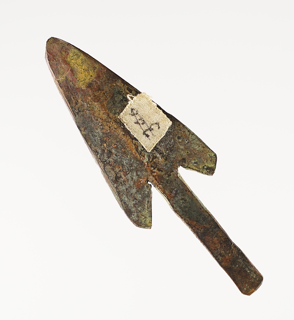 3 1/2" Historic Metal Arrowhead in fantastic condition. Found in New York. 