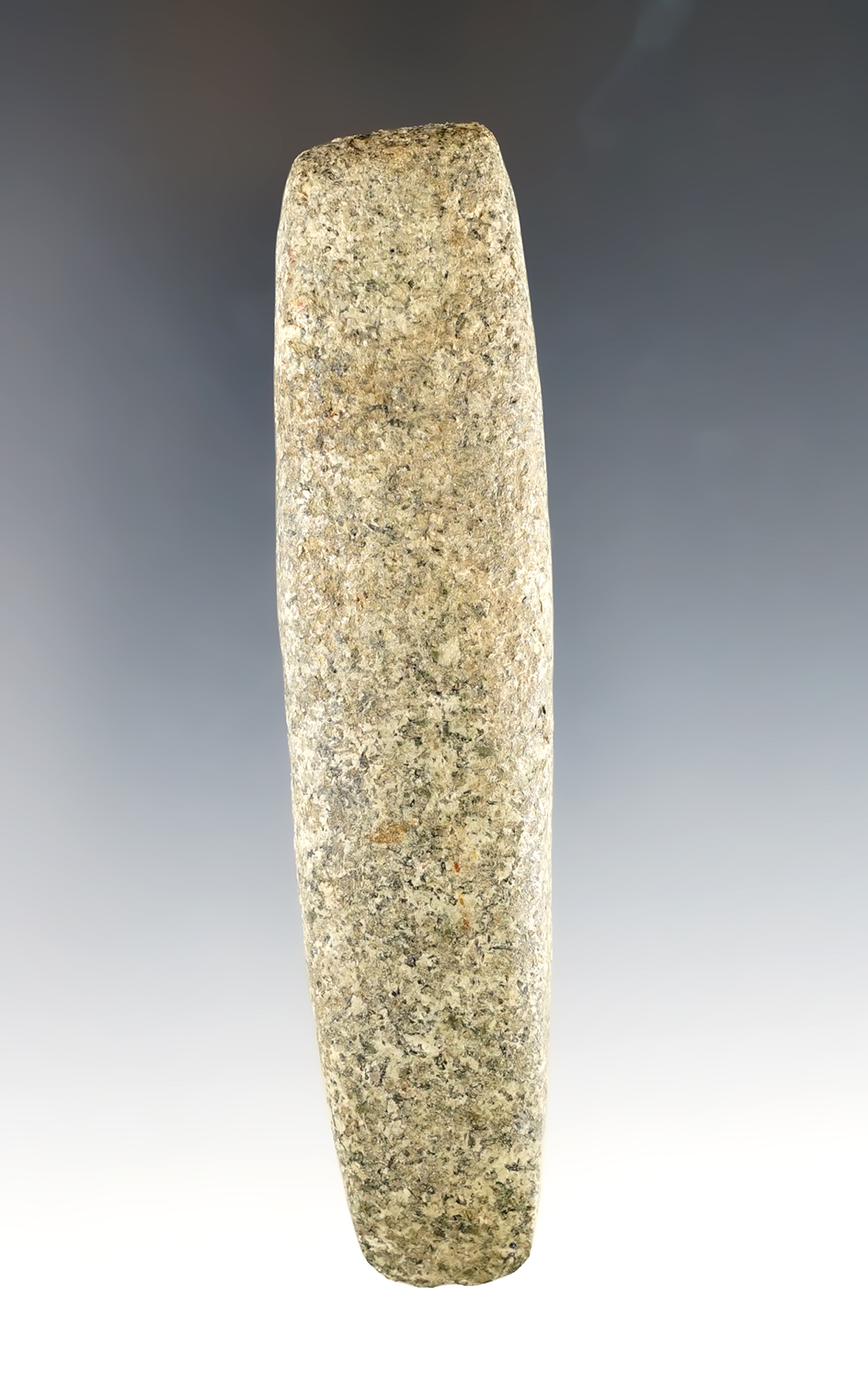 4 3/16" nicely refined Hardstone Chisel found in Ohio. Ex. Heath collection.