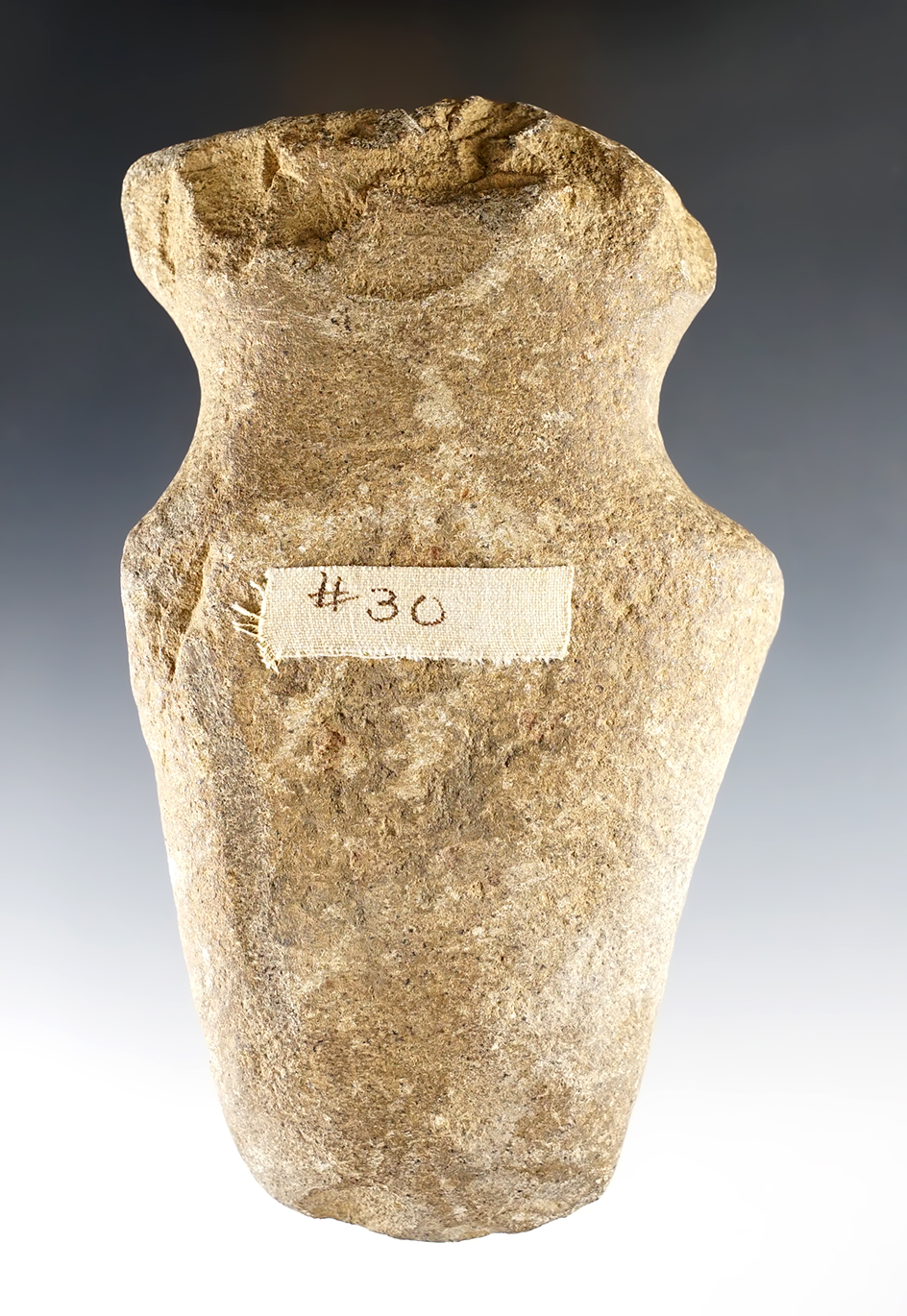 5 5/8" Full Grooved Hardstone Axe found in the Eastern U.S. Well patinated.