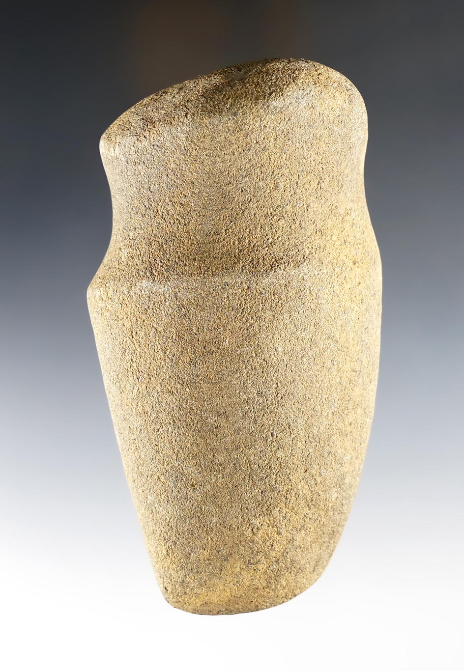 4 5/8" Hardstone 3/4 Groove Axe found in the Eastern U.S.