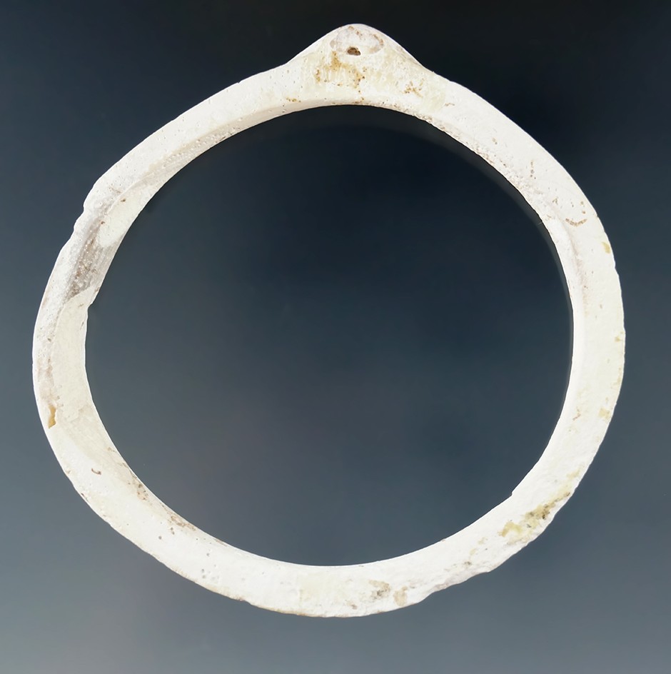 2 1/4" long Anasazi/Hohokam shell bracelet from Arizona. Museum of Native American artifacts COA.