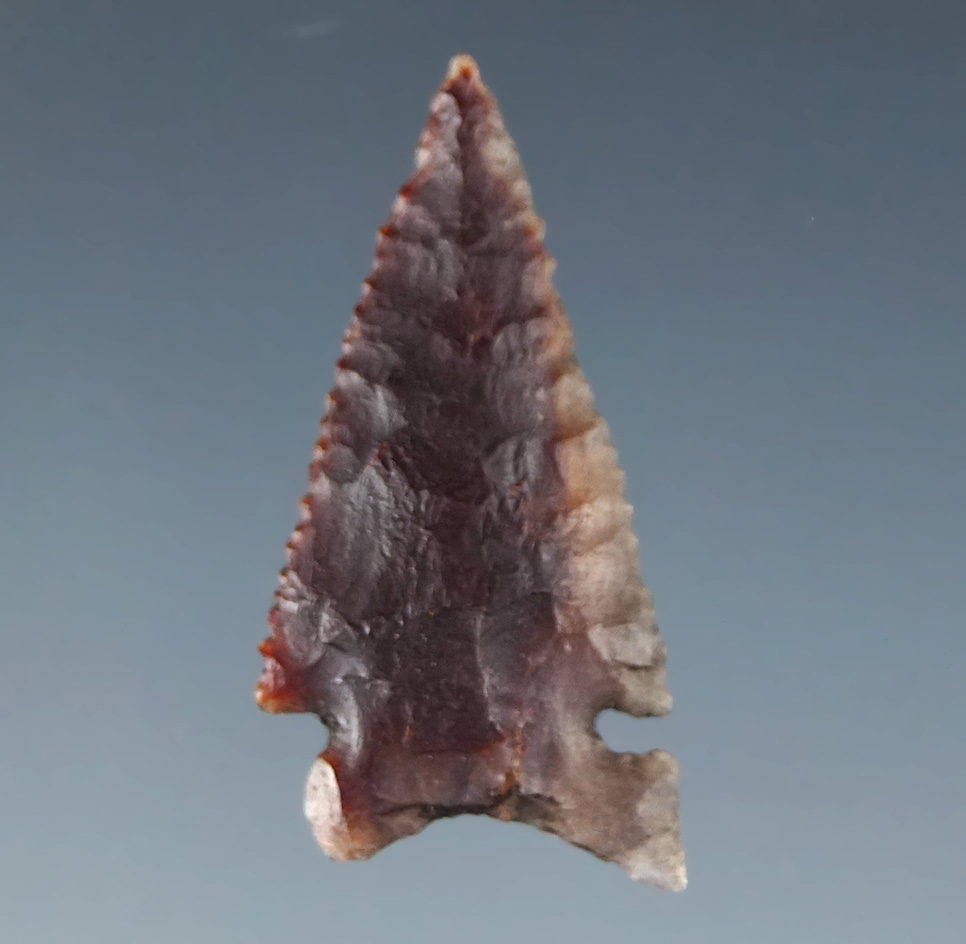 15/16" Desert Delta made from beautiful brown and clear agate. California.