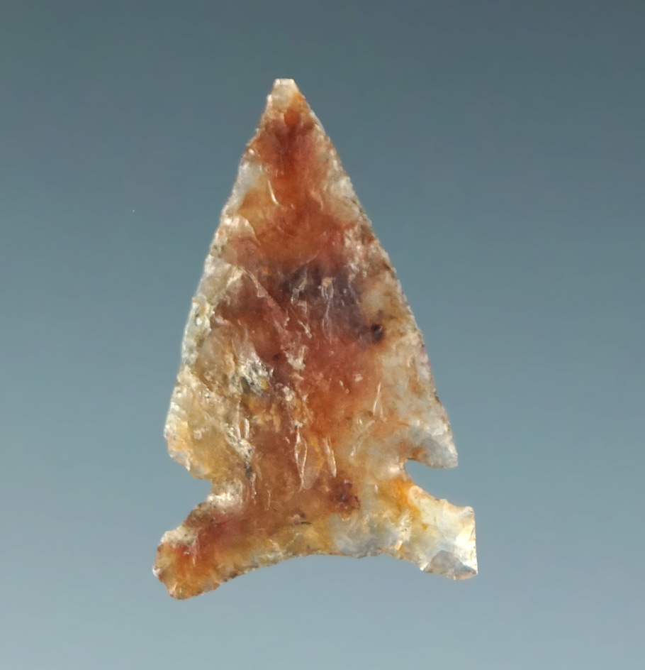 3/4" Desert Delta made from beautiful multi-colored semi translucent agate. California.