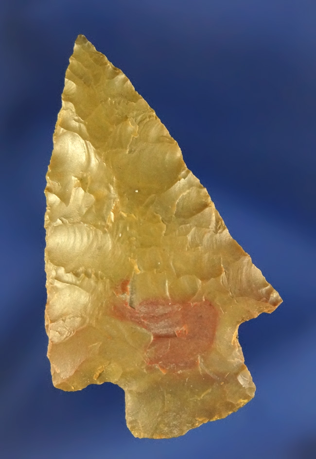 1 3/4" Jasper arrowhead found near the Columbia River, Washington.