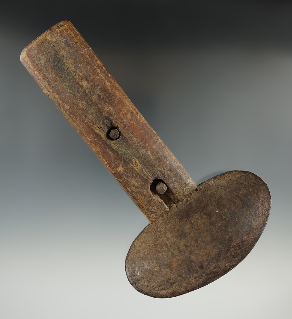 Very old 18th Century wood handled cactus Scraper from Pima Co., Arizona.