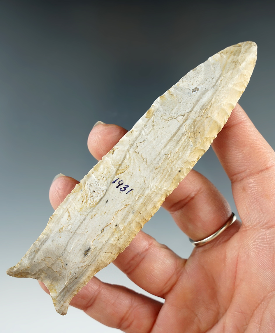 4 5/8" Dalton made from Petrified Wood, found in Franklin Co., Arkansas.  Partain COA.