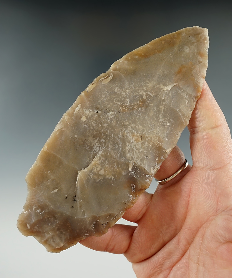 5 3/16" Pedernales Preform found in Central Texas. Comes with a Rogers COA.