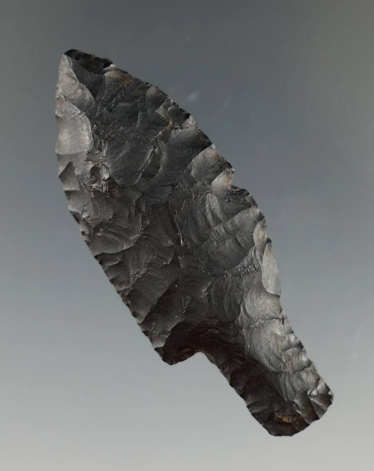 2 5/16" Bear Point found in Alaska, Ex. Harold Navratil Collection. Comes with a Bennett COA.