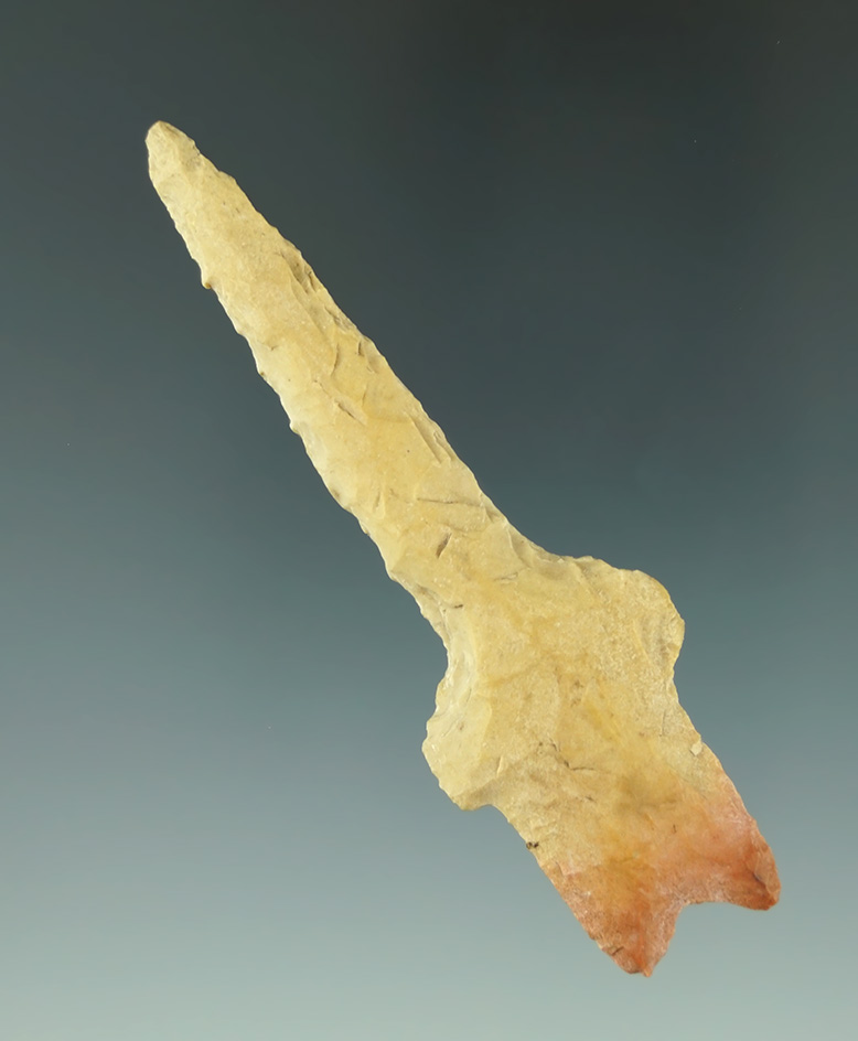 3 3/8" nicely styled Drill found in Texas. Comes with a Bennett COA.