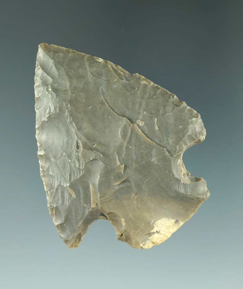 2 3/16" Hopewell made from Hornstone found in Jackson Co., Indiana Peary are