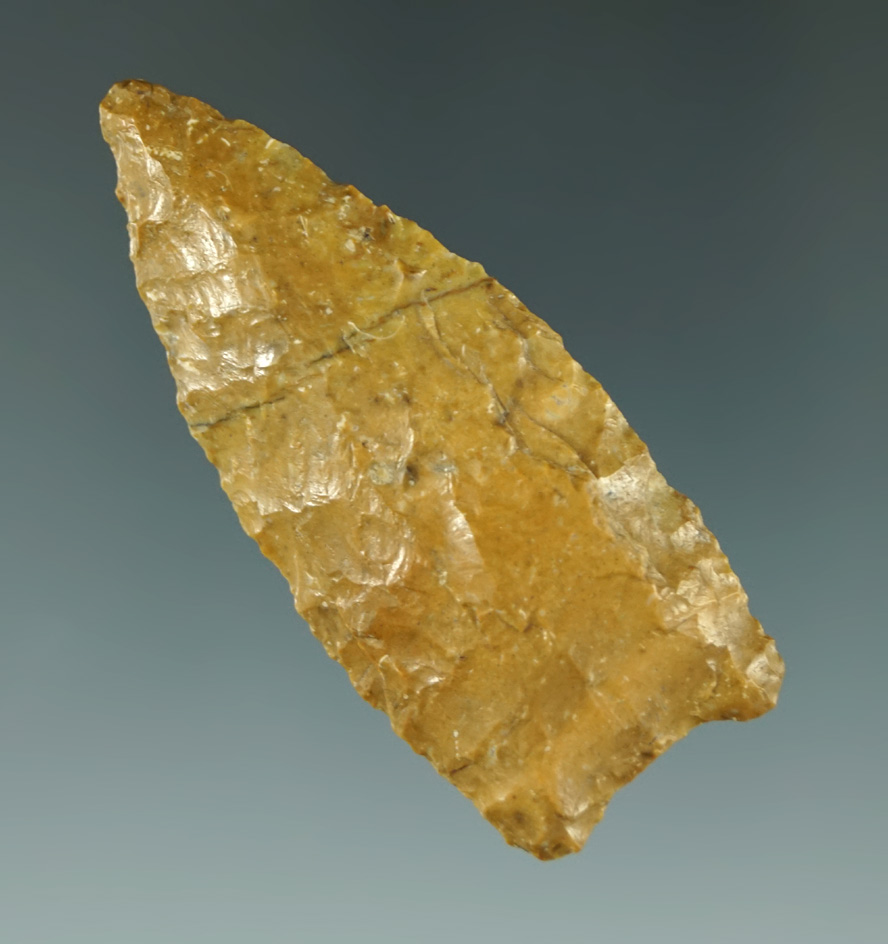 Nice! 2 3/8" Plainview found along the South Platte River in Morgan Co., CO.  Stermer COA.