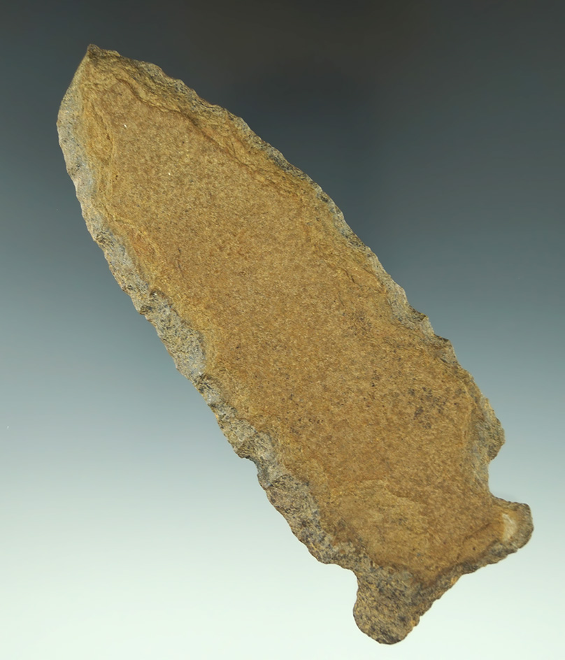 Large 5" Cornernotch Knife found in Tennessee. Ex. Rocky Hall collection.