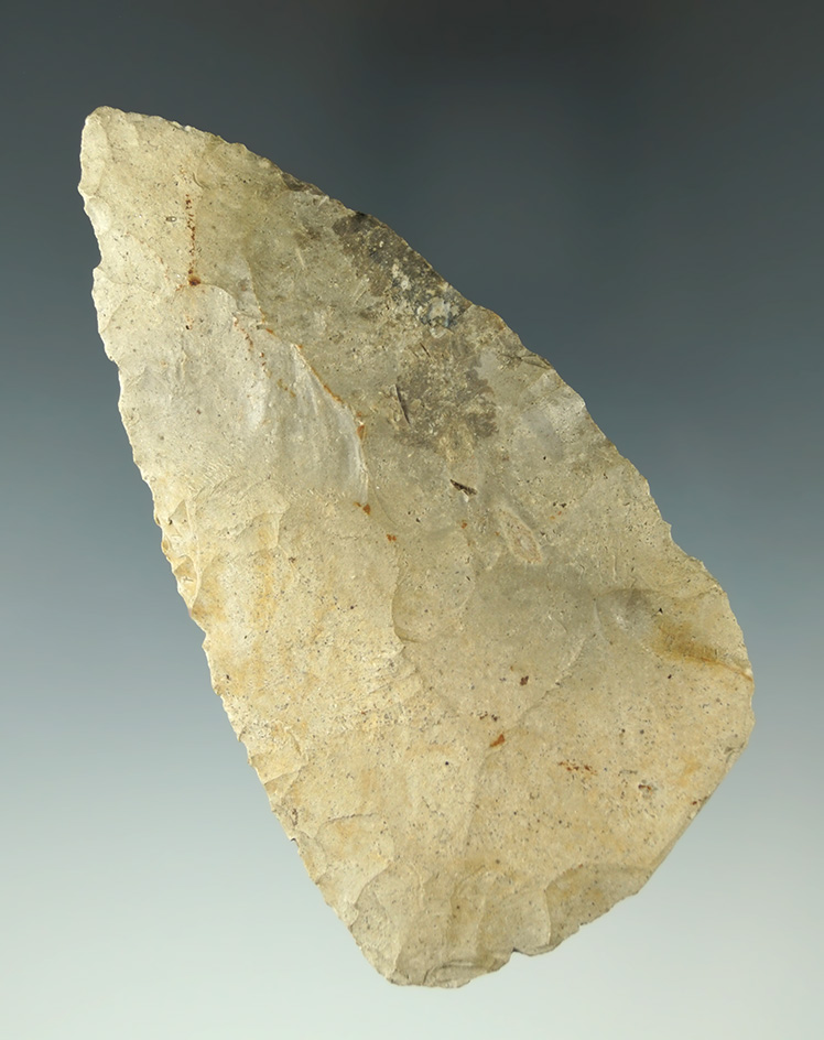 3 3/4" Blade made from Bayport chert found in Michigan. Ex. Phil Wagle collection.