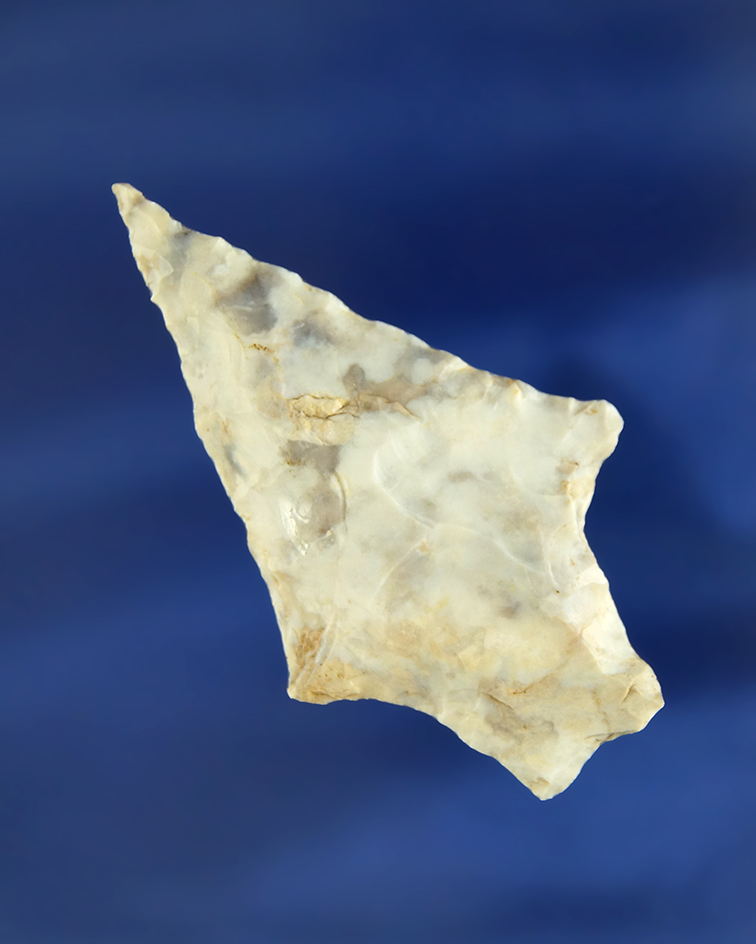 2 5/8" Hidden Valley made from Jefferson City chert found in Missouri.