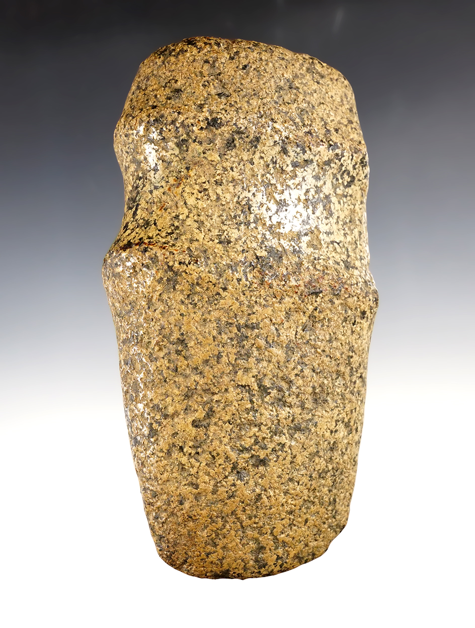 6 3/16" long 3/4 Groove Axe found by Bob Champion in Knox Co., Ohio in 1977.