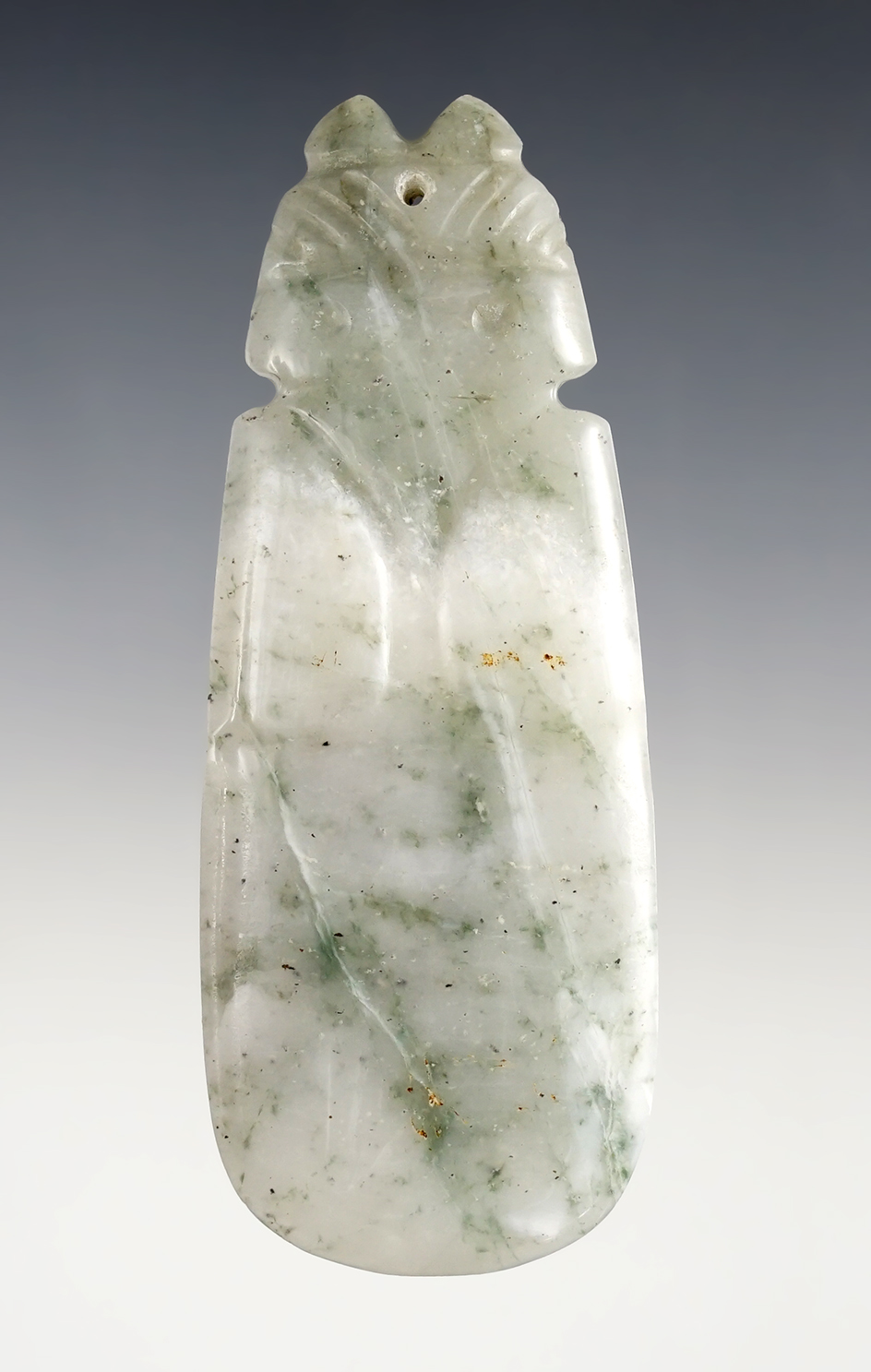 4 1/16" Axe God Pendant found in Costa Rica. 