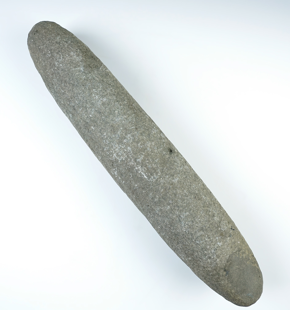 14" Stone Roller Pestle in very good condition. Found in Maryland. 