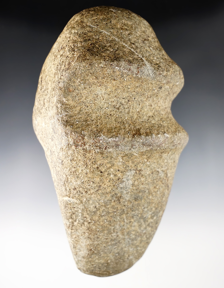 6 1/4" long 3/4 Groove Raised Ridge Axe found in Cuyahoga Co., Ohio. 