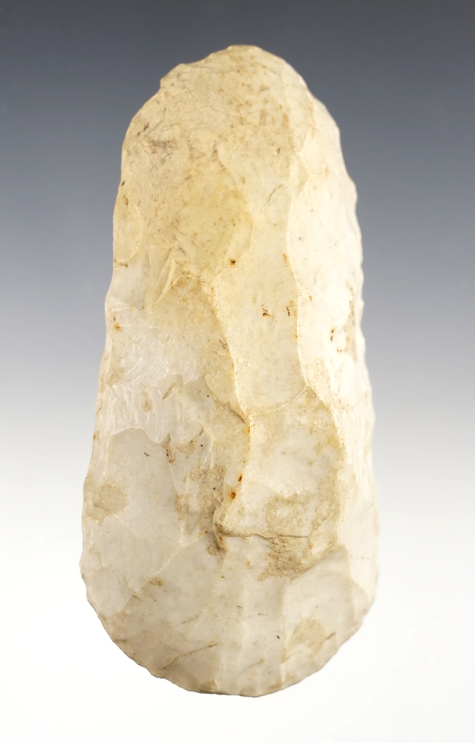 4 7/16" Adze that is well made from Burlington Chert. Found in Fulton Co., Illinois.