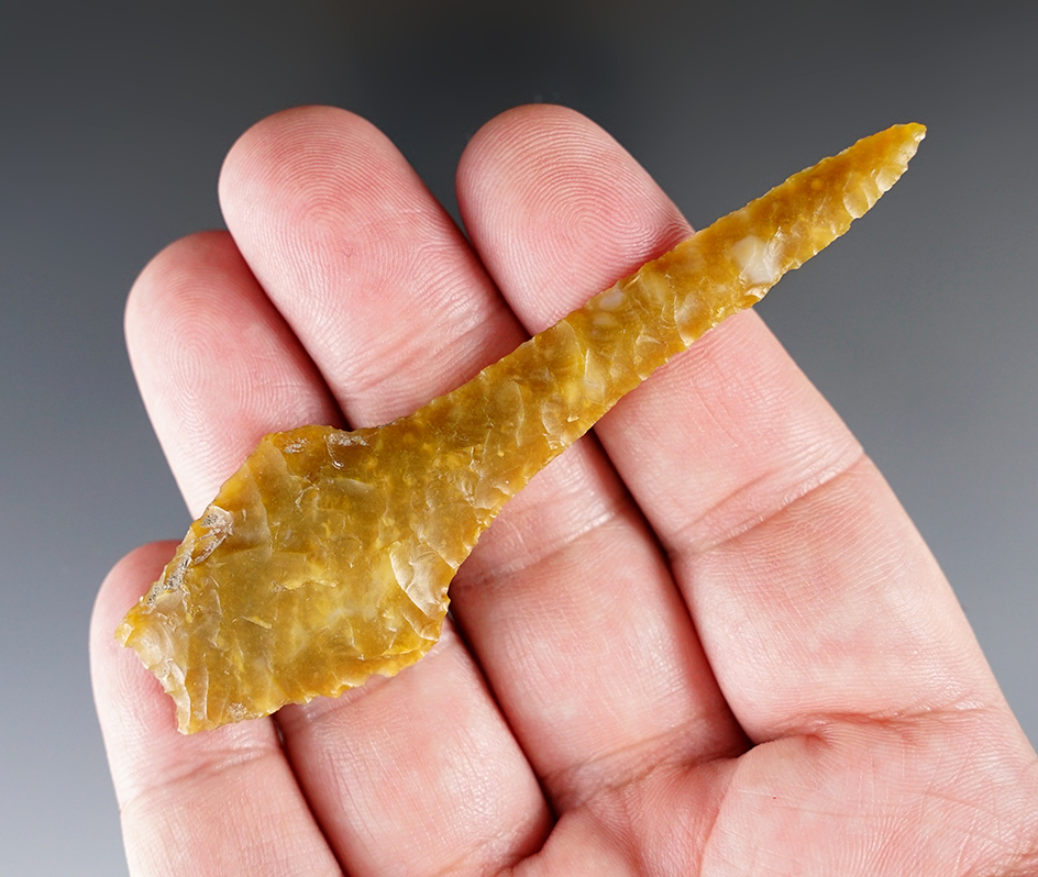 Incredible Drill! This 3 9/16" Plateau Pentagonal Drill - Benton Co., Washington.  Stermer COA.