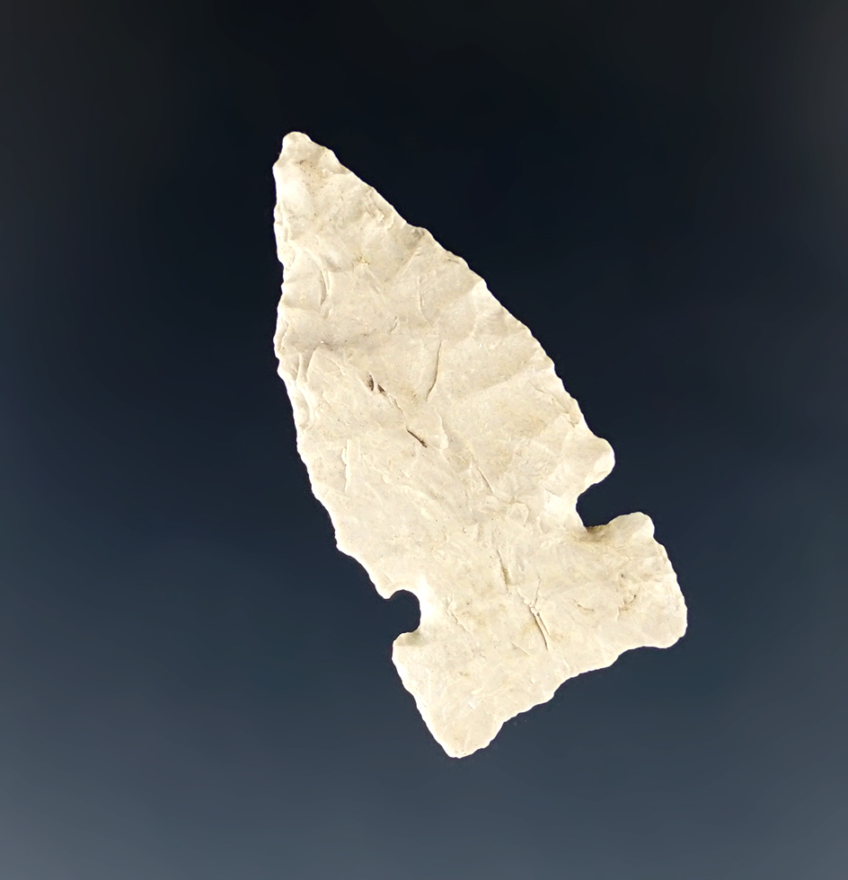 1 3/16" Sidenotch arrow point found in New Mexico.