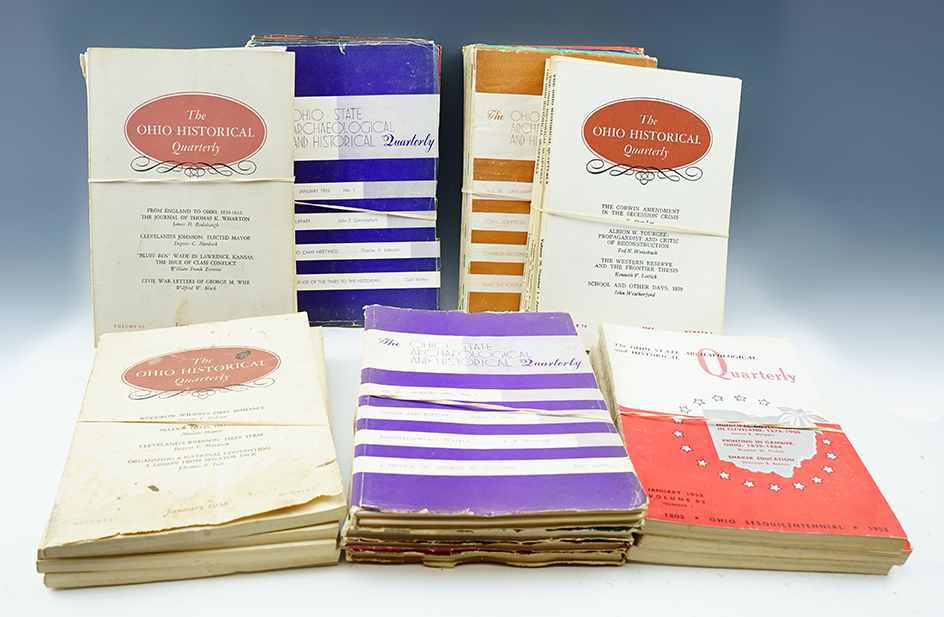 Hard to Find! Set of 27 Ohio Historical Quarterly Journals from 1950-1961.