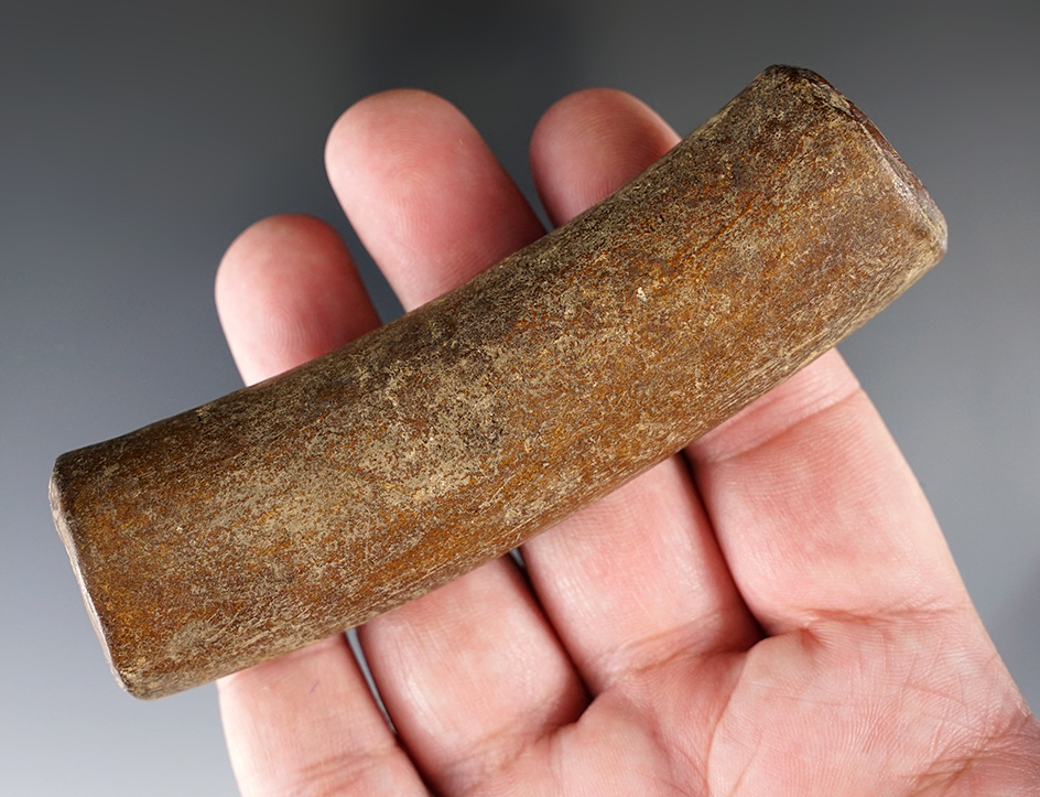 4 1/4" Inuit bone gut scraper found in Alaska.