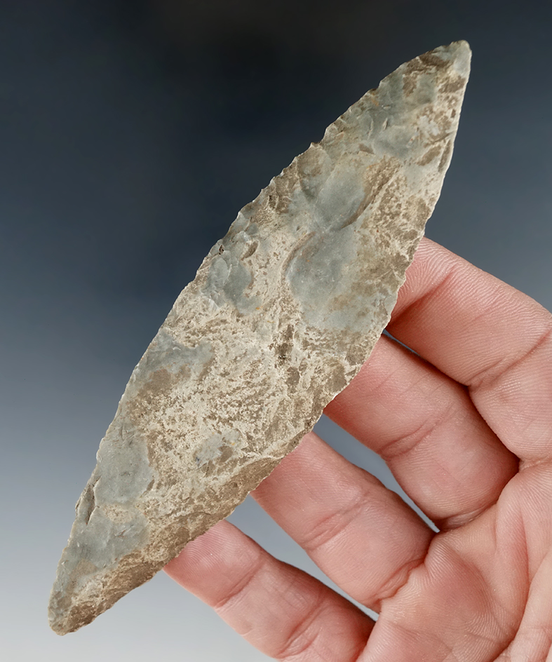 4 and 1/2" Harahey Knife found in Nebraska.