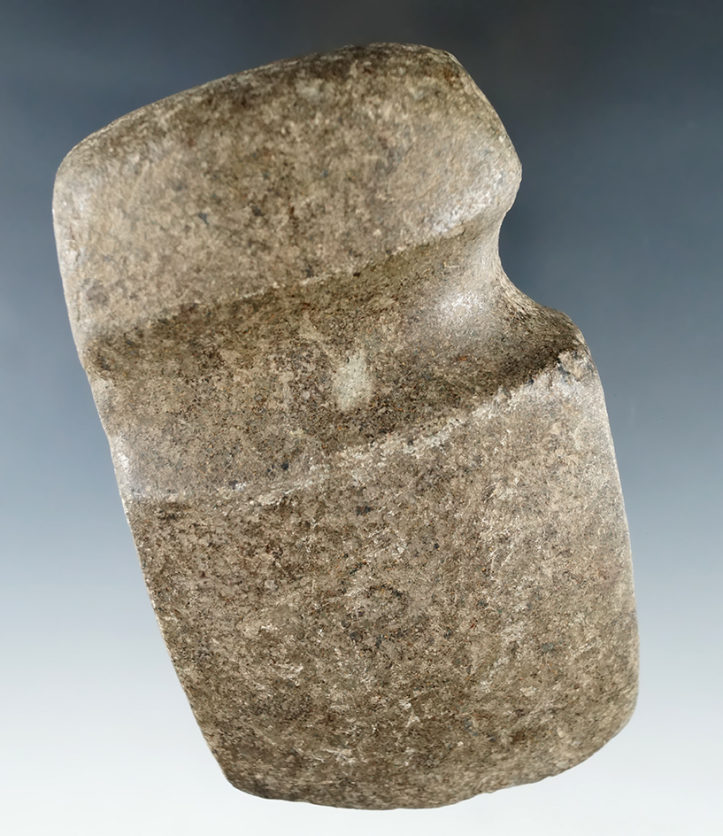 4 1/2" 3/4 grooved block style Axe in very nice condition found in Iowa.