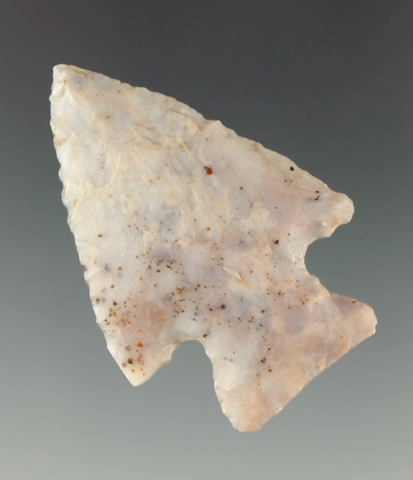 1 9/16" Cornernotch Point found in Oklahoma made from attractive material.