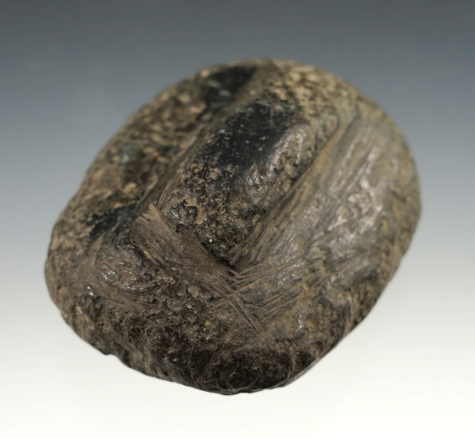 Uniquely stlyed 1 3/4" long arrow shaft smoother found in New Mexico.