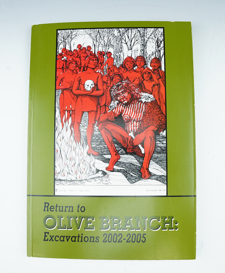 Softcover book "Return to Olive Branch - Excavations 2002-2005", by Dr. Richard Michael Gramly.