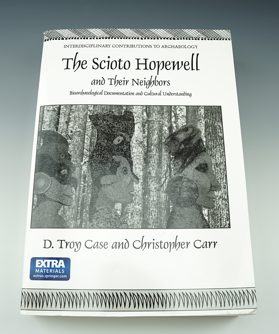 Softcover book in very good condition, "The Scioto Hopewell and their Neighbors", by Case & Carr.