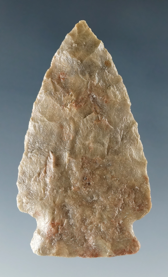 1 5/8" Cornernotch point found in Wyoming.