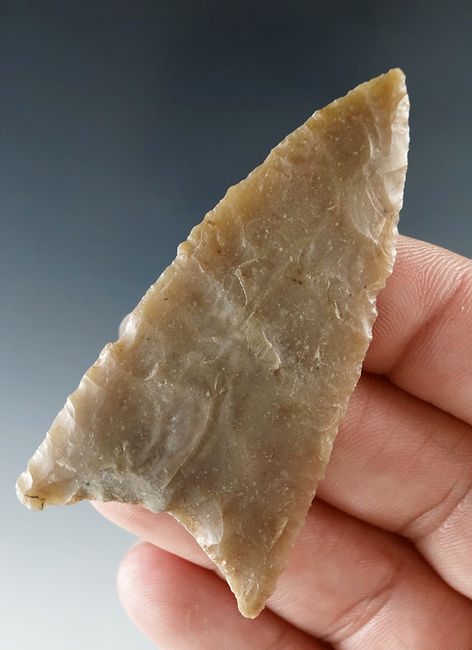 Uniquely styled 2 1/2" Triangular Knife found in Colorado.