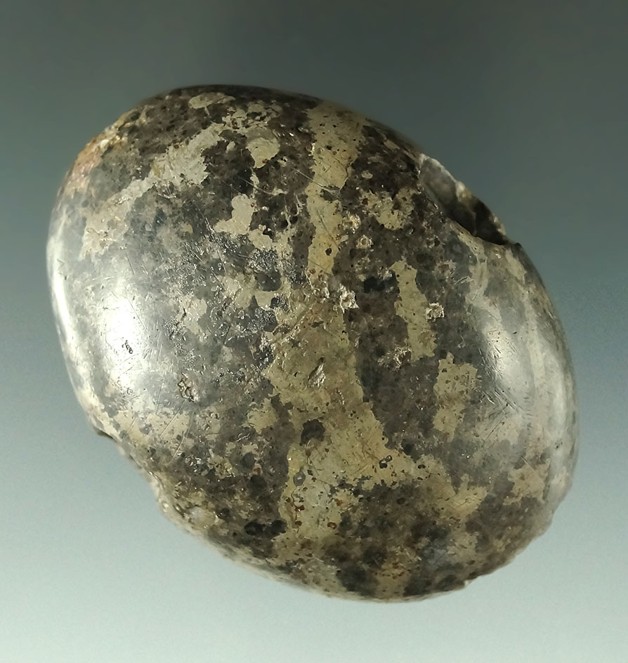 Ex. Meuser! PICTURED! 2 3/4" Bannerstone - Athens Co., Ohio - beautiful Pipestone. Meuser  #3494/5.